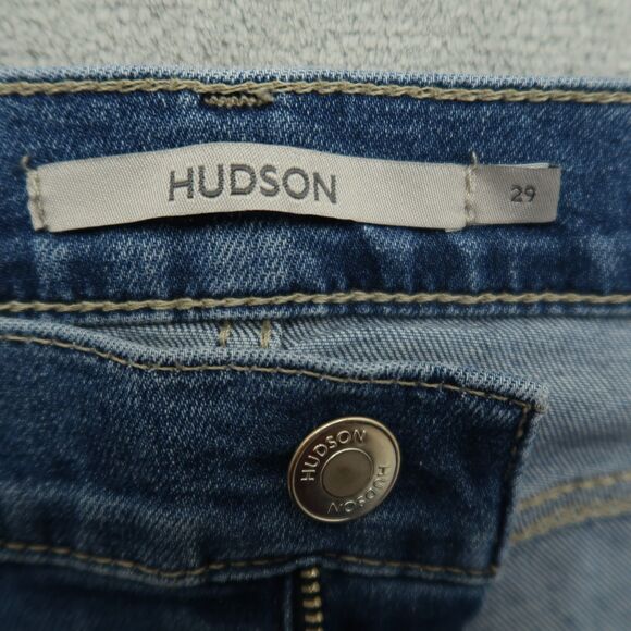 Hudson Jeans Women's Size 29 Blue Mid-Rise Nico Penny Straight Denim 27" Inseam - Picture 10 of 16